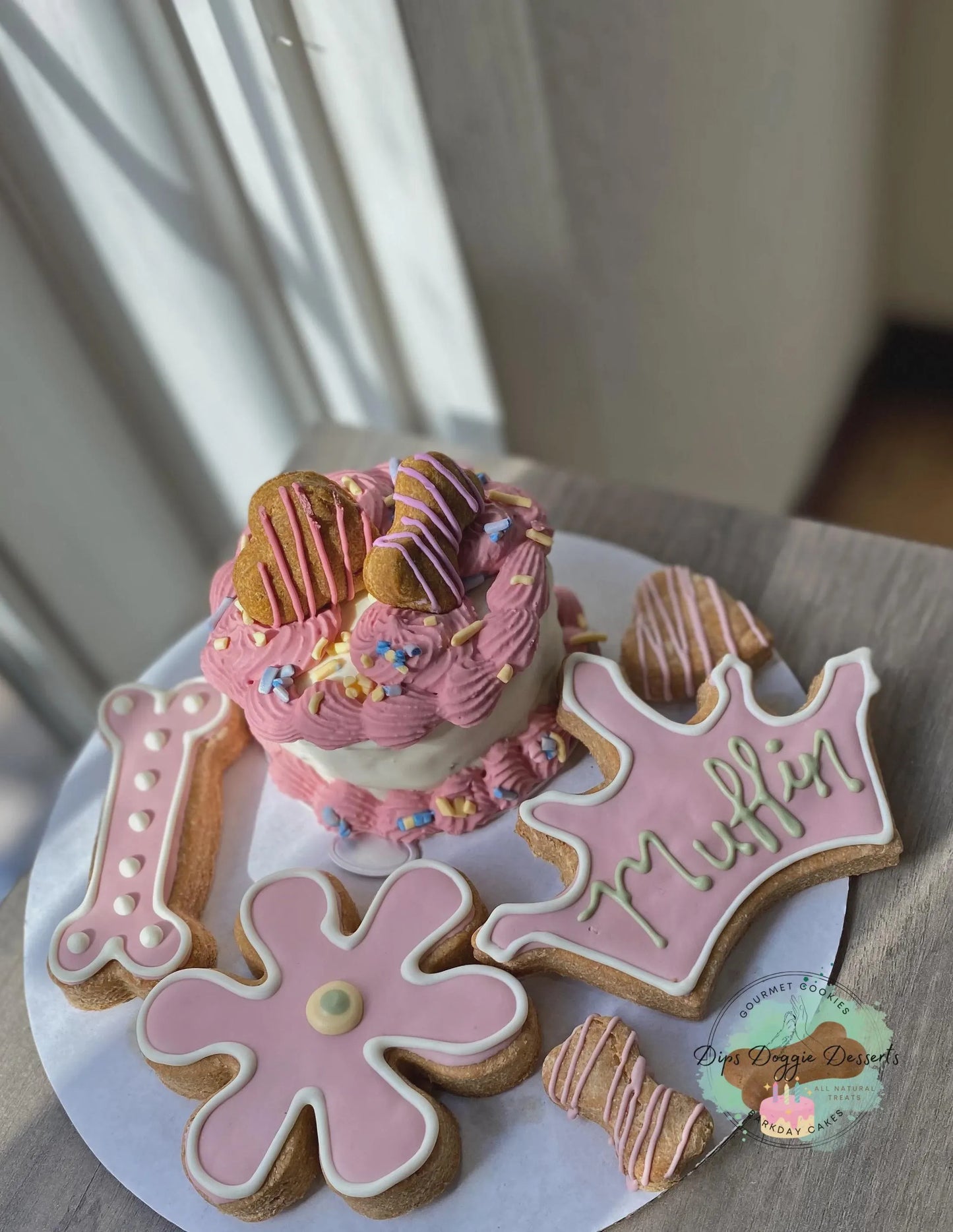 Dog Cake, Barkday cakes, Gotcha cake, dog biscuits, Dog Treats