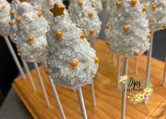 1 dozen Christmas tree cake pops, Christmas cake pops, Holiday cake pops