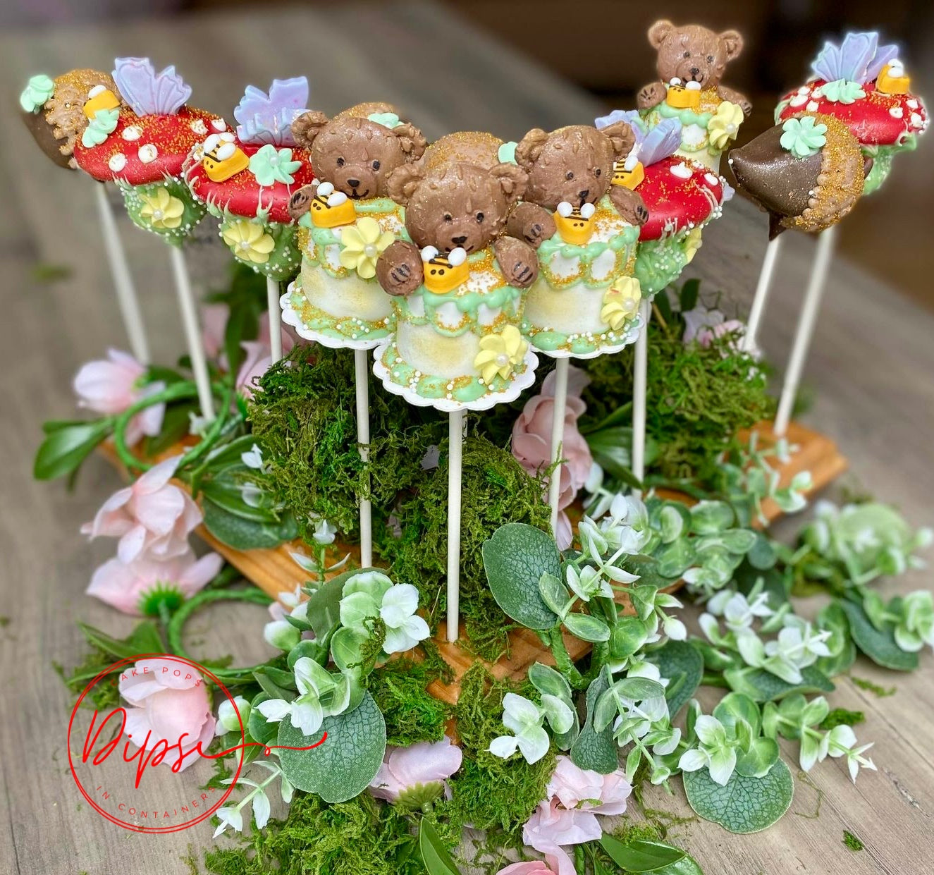 Woodland Creatures cake pop set