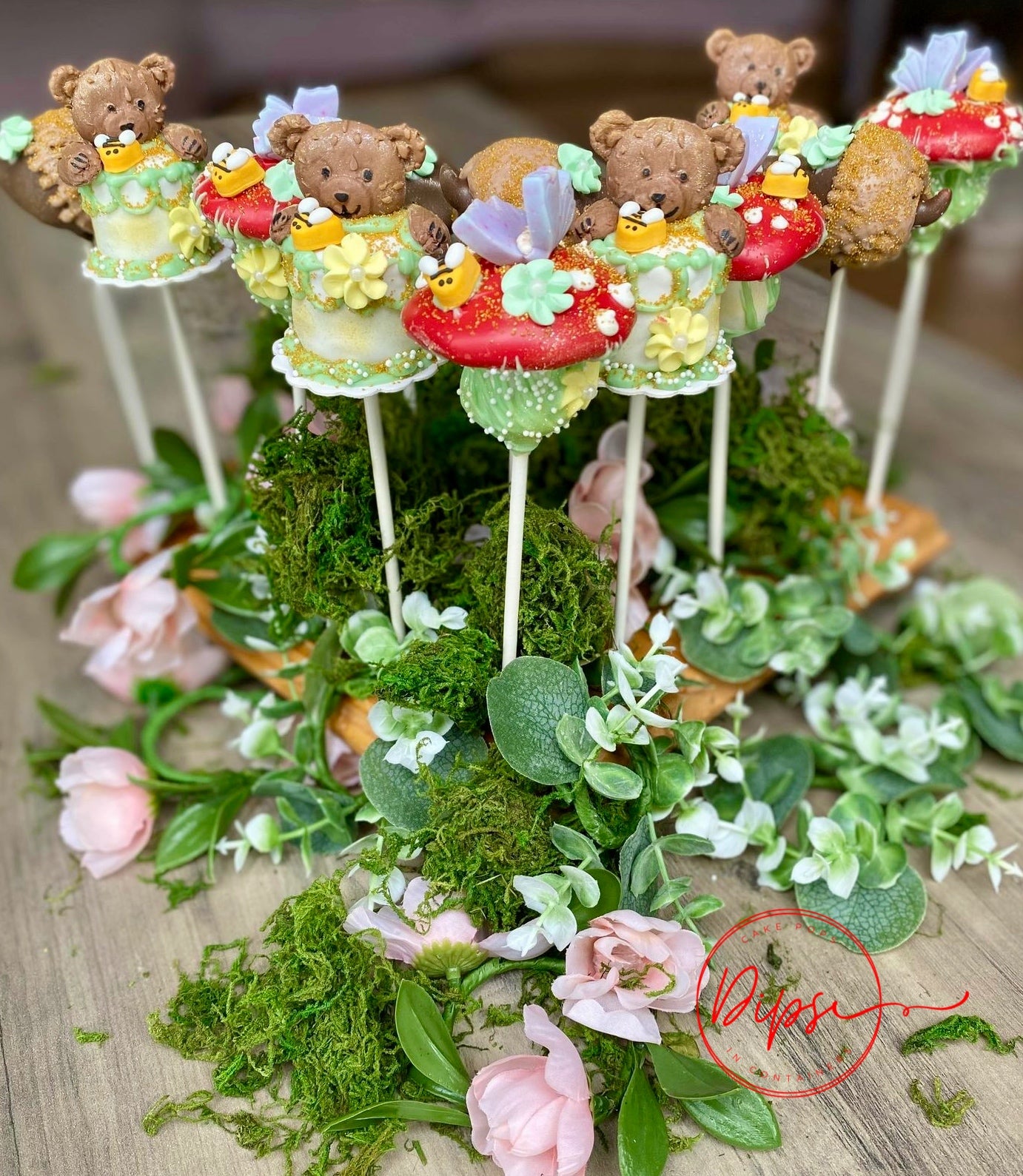 Woodland Creatures cake pop set