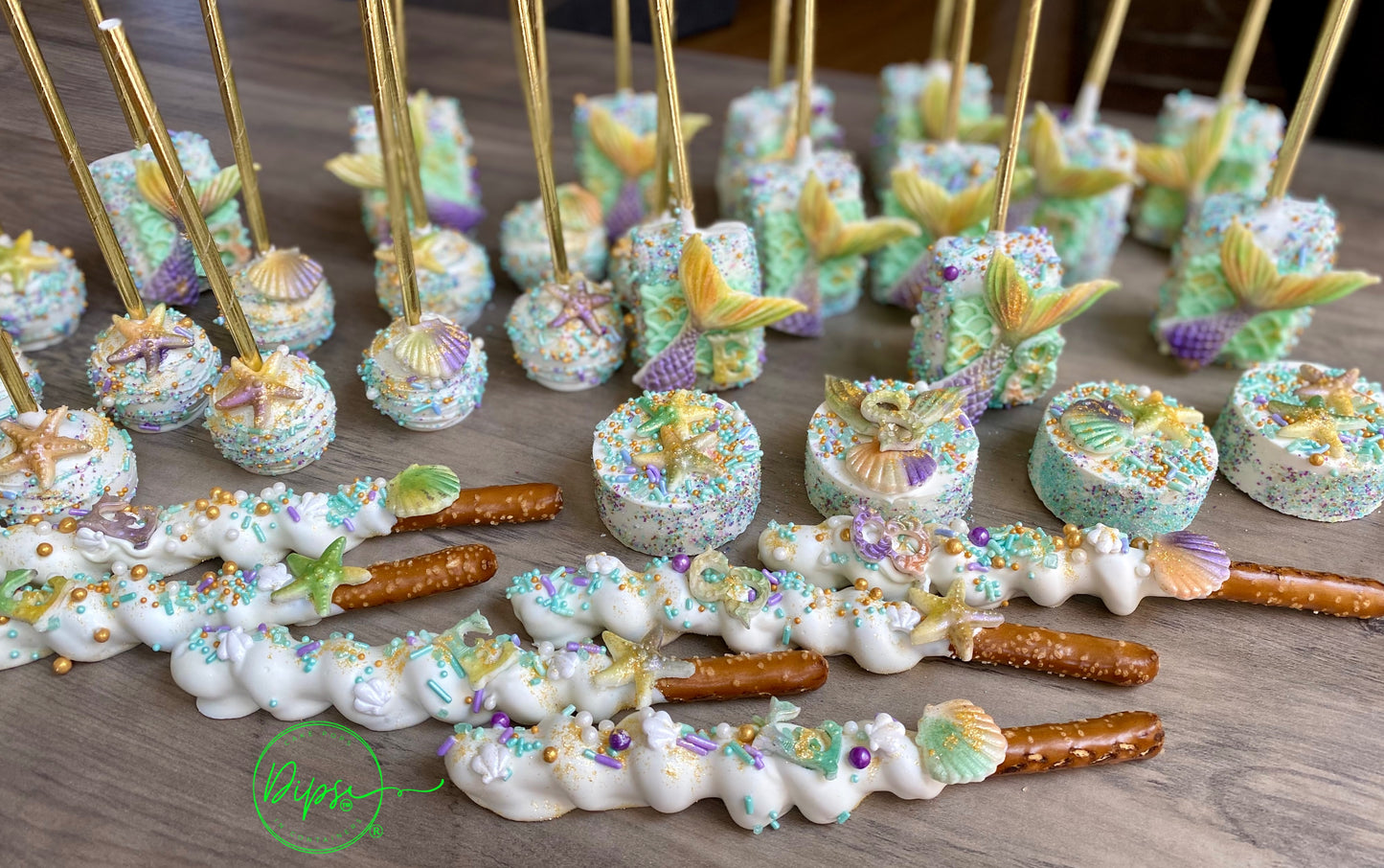 Under the Sea Party Package, Mermaid Party Package, 4 dozen party package