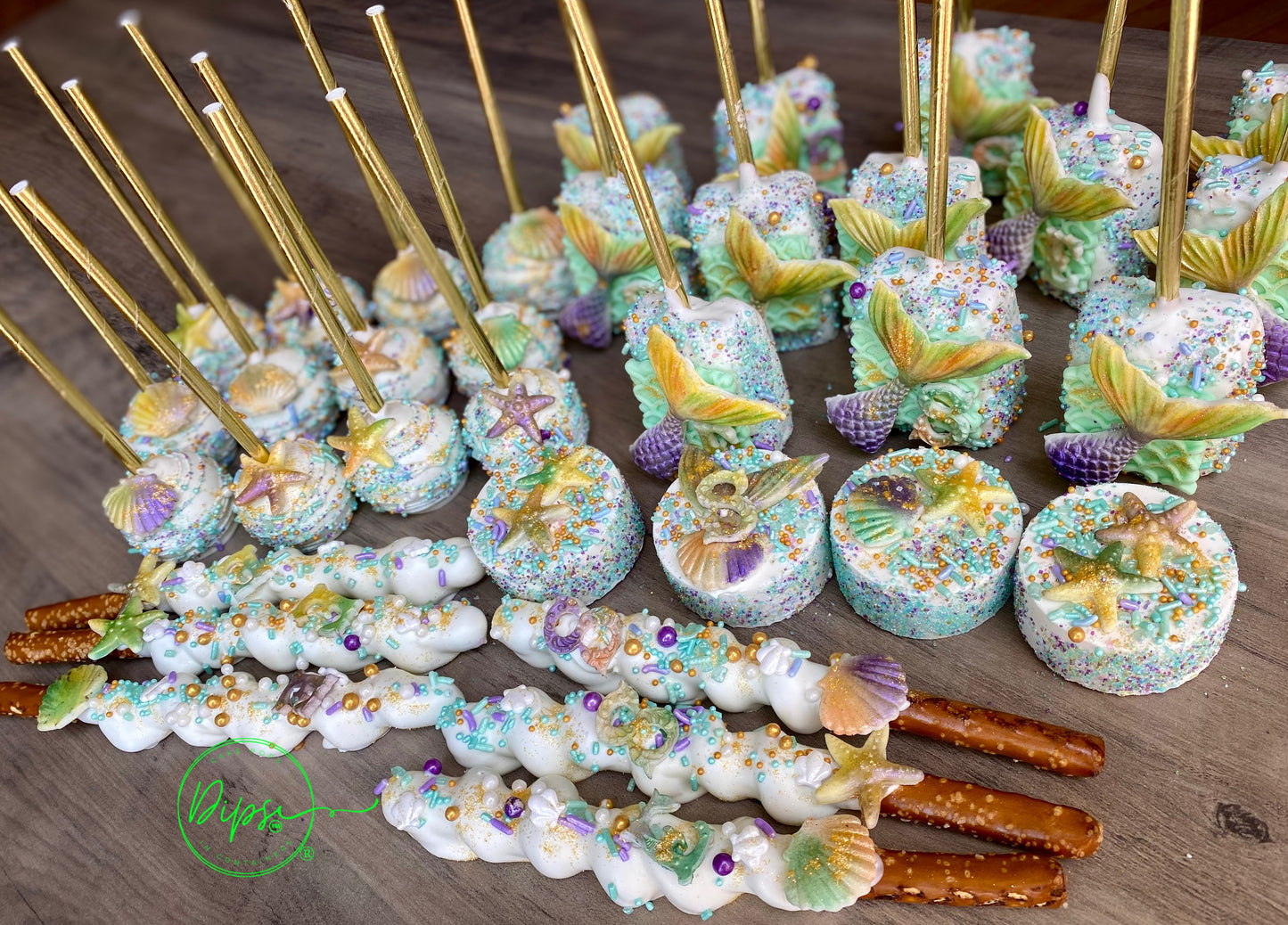 Under the Sea Party Package, Mermaid Party Package, 4 dozen party package