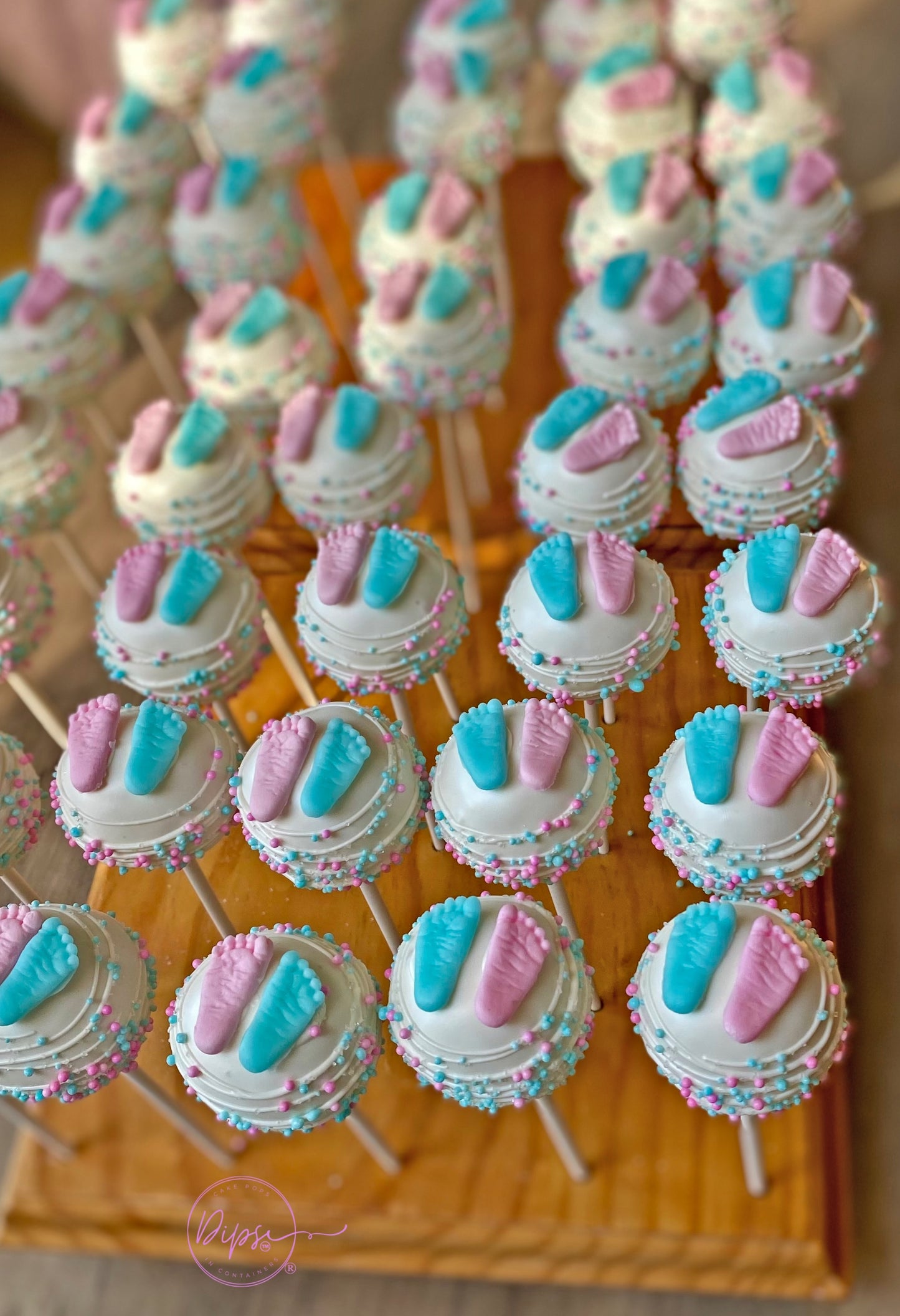 Gender Reveal Cake Pops