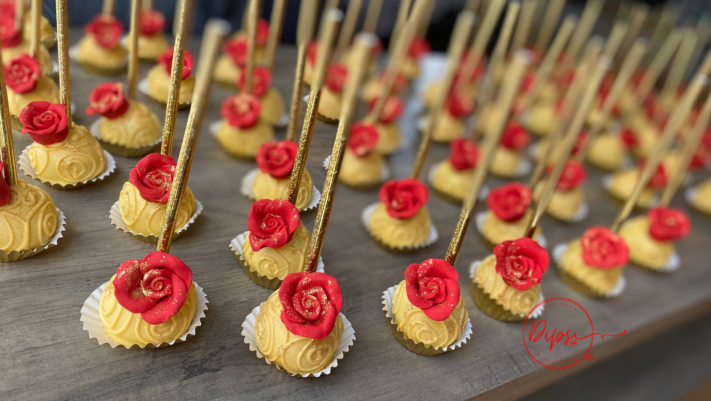 Wedding Cake pops, Sweet 16 Cake pops