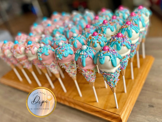 3 Dozen Ice Cream Cone Pastel Cones
