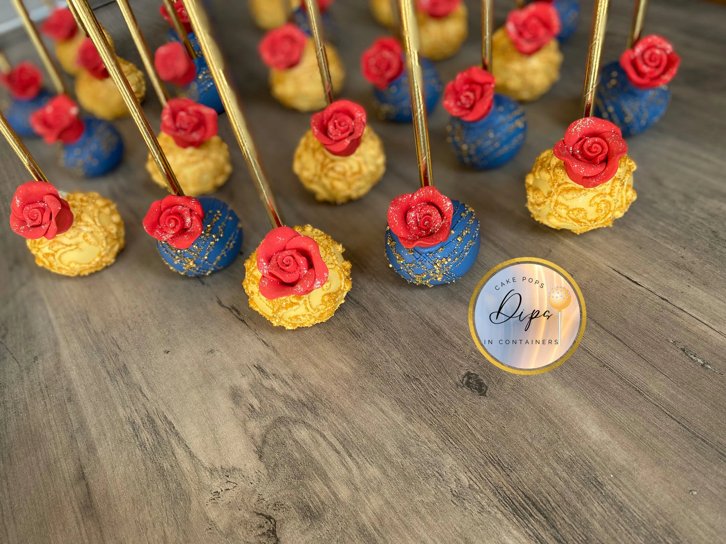 Cake Pops Beauty and Beast inspired cake pops, Beauty and Beast Cake Pops