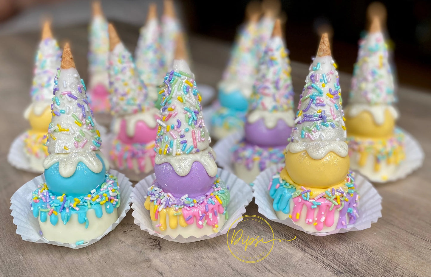 Cake Pop and Oreo Combo treats, Carnival, Candyland, Pastel Cake Pops, Baby Shower Cake Pops, Birthday Cake Pops