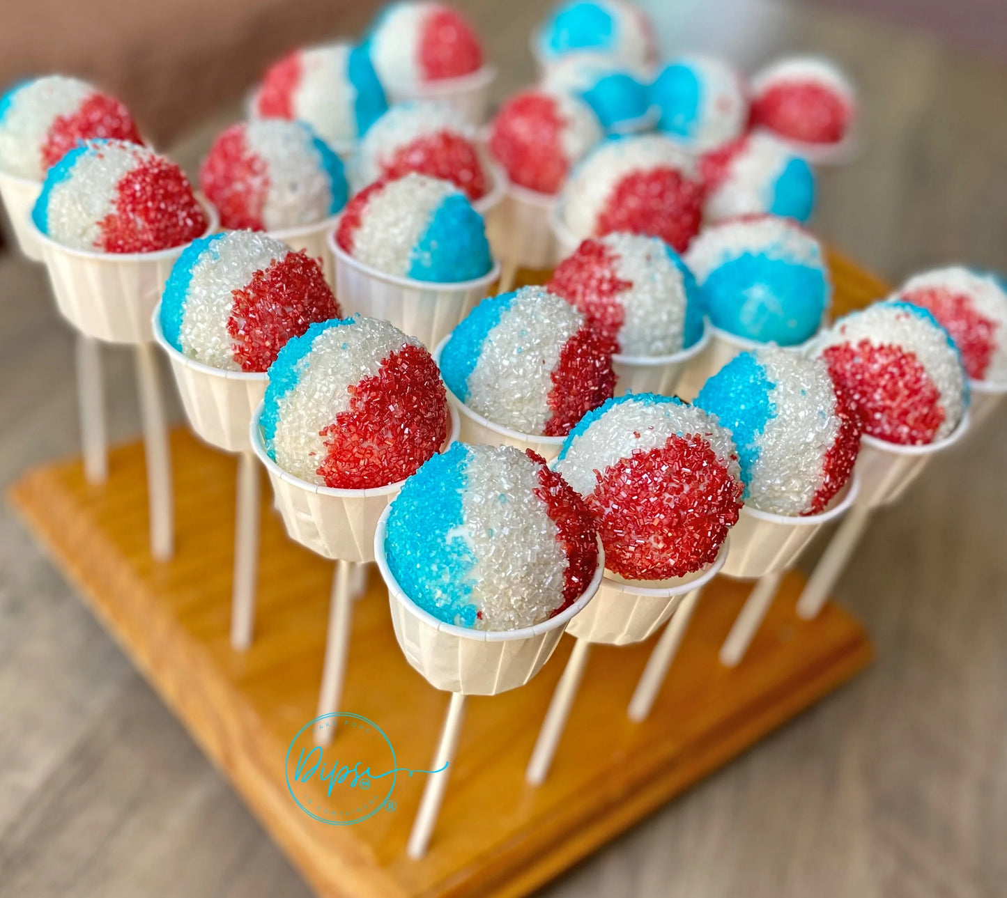 Snow Cone cake pops, cake pop, dessert table, bbq party treats, birthday cake pops