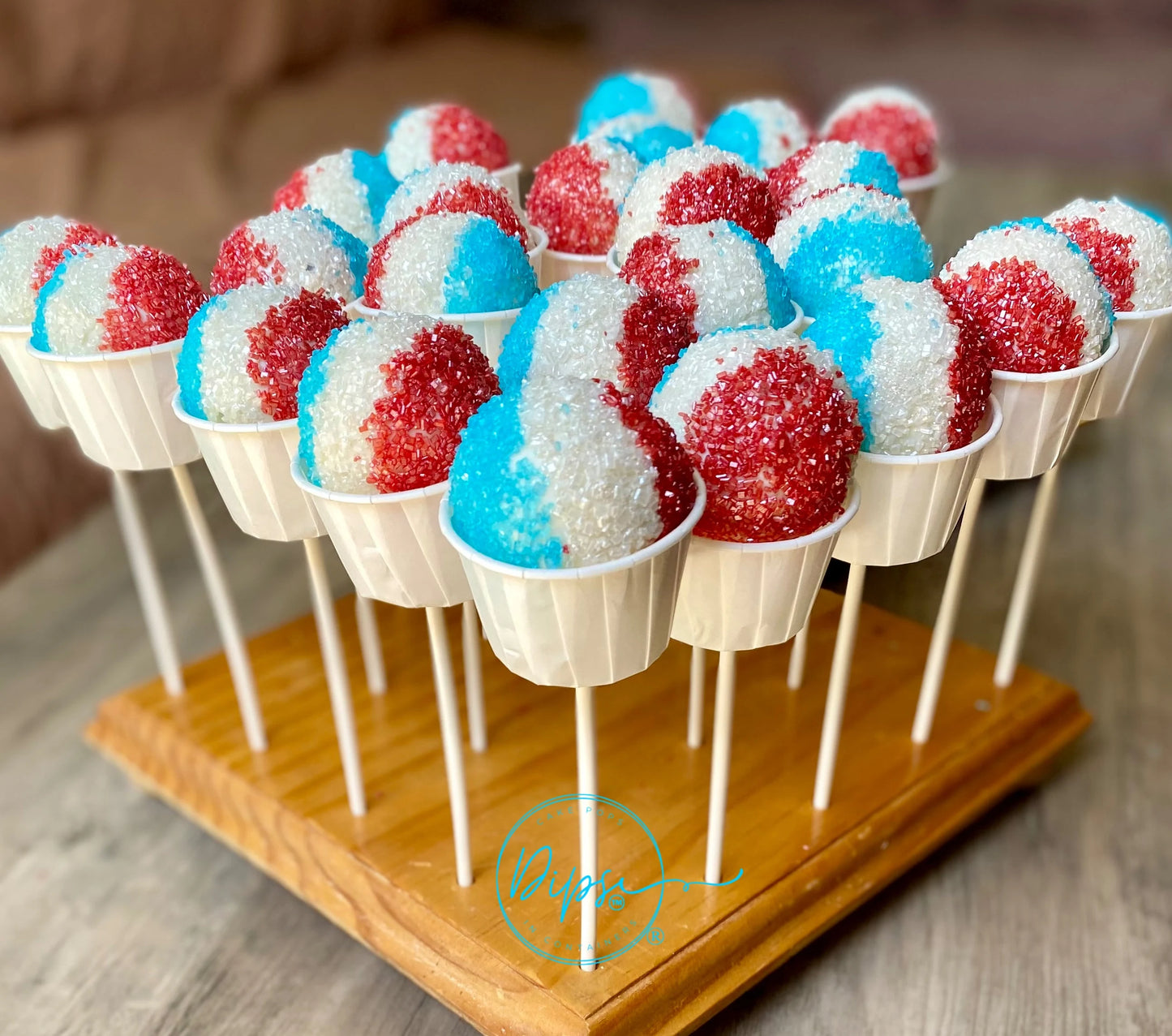 Snow Cone cake pops, cake pop, dessert table, bbq party treats, birthday cake pops