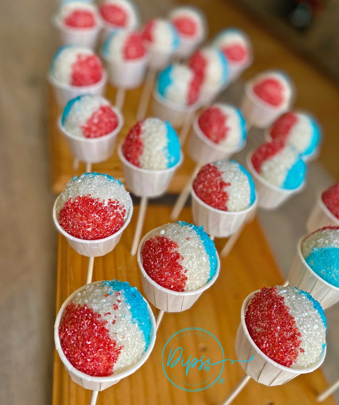 Snow Cone cake pops, cake pop, dessert table, bbq party treats, birthday cake pops