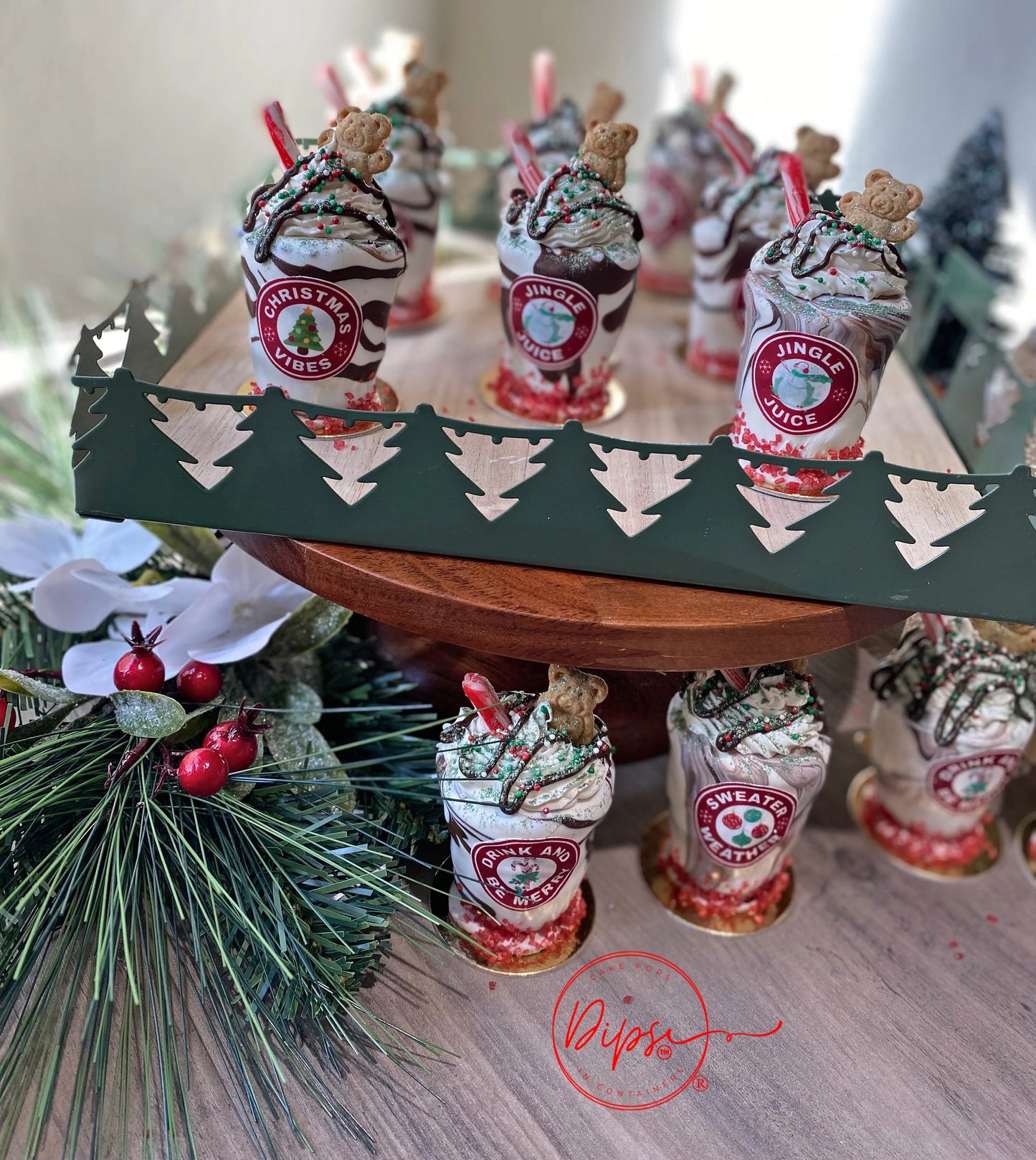 Christmas Iced coffee Latte  Cake Pops, Latte Cake Pops, Starbucks inspired iced coffee latte cake pops