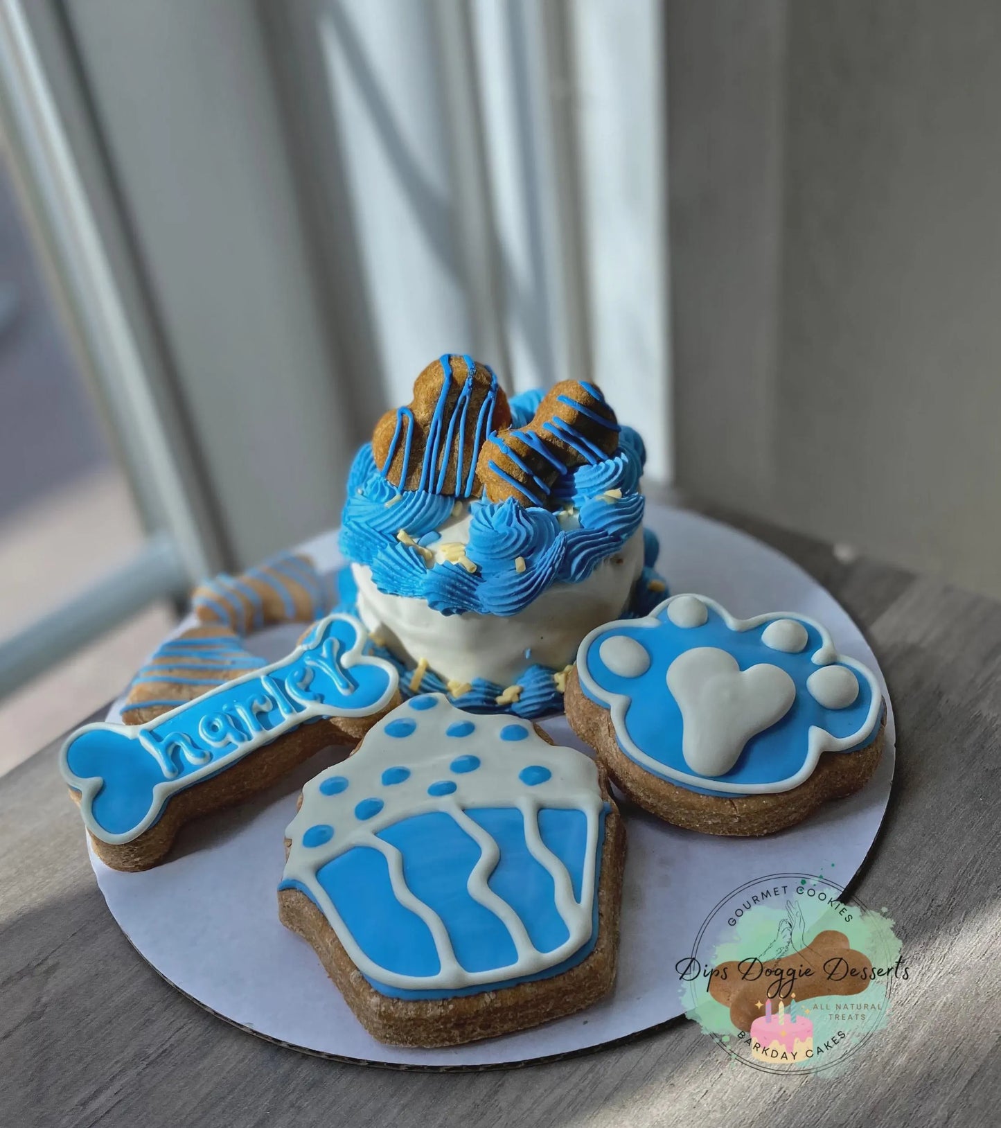 Dog Cake, Barkday cakes, Gotcha cake, dog biscuits, Dog Treats