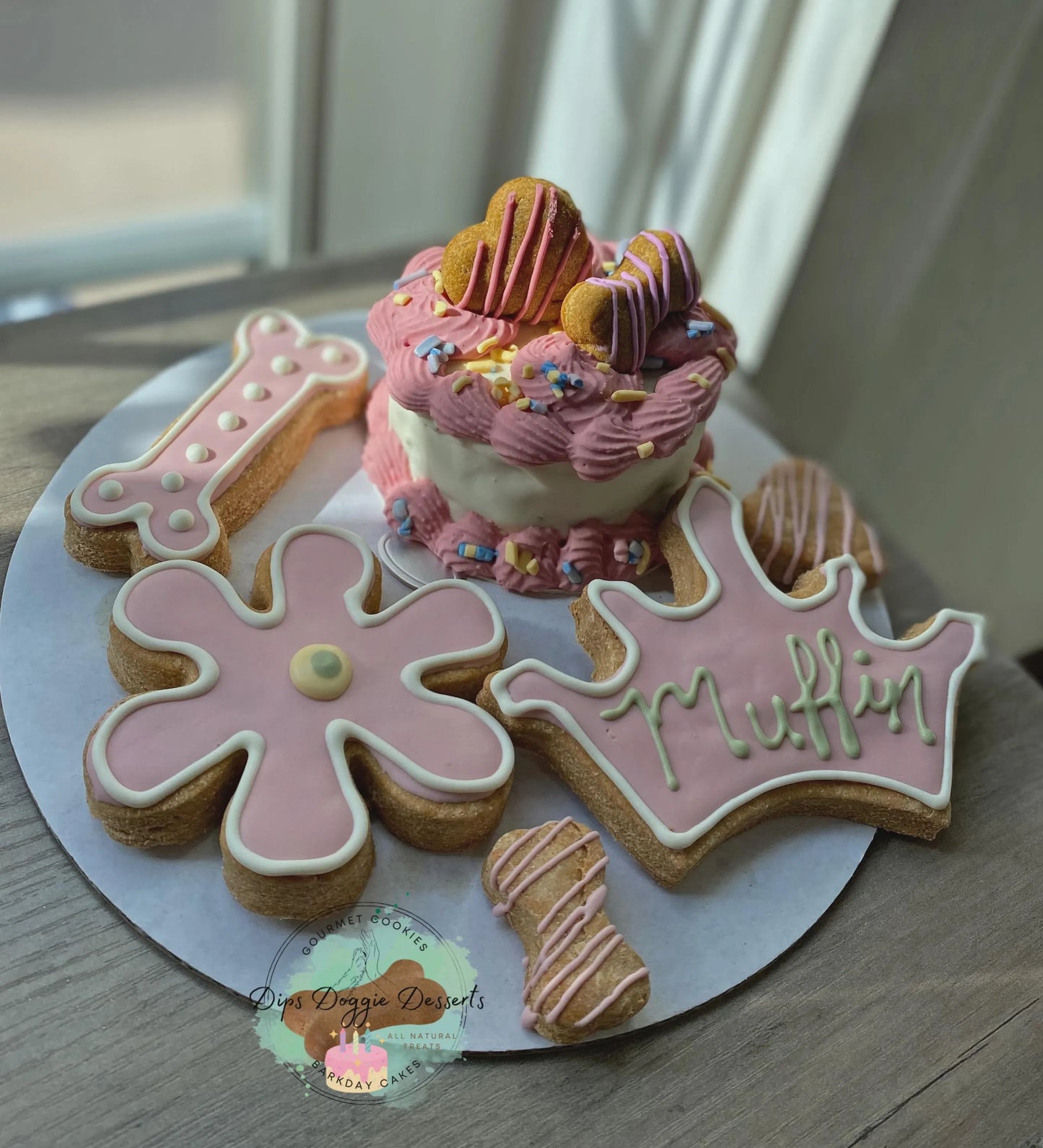 Dog Cake, Barkday cakes, Gotcha cake, dog biscuits, Dog Treats