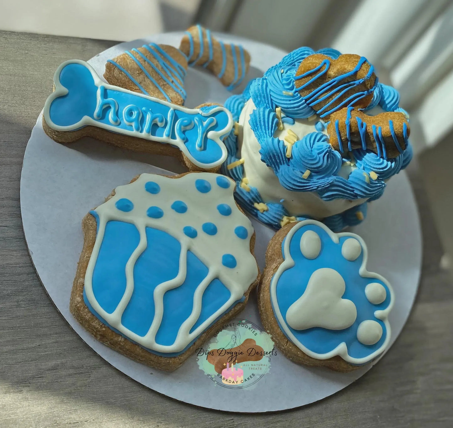 Dog Cake, Barkday cakes, Gotcha cake, dog biscuits, Dog Treats
