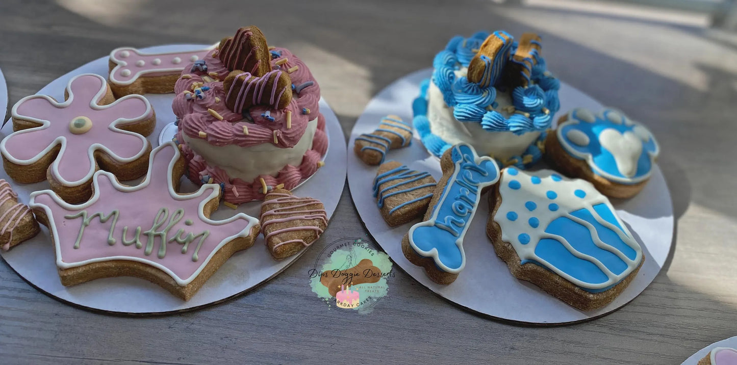 Dog Cake, Barkday cakes, Gotcha cake, dog biscuits, Dog Treats