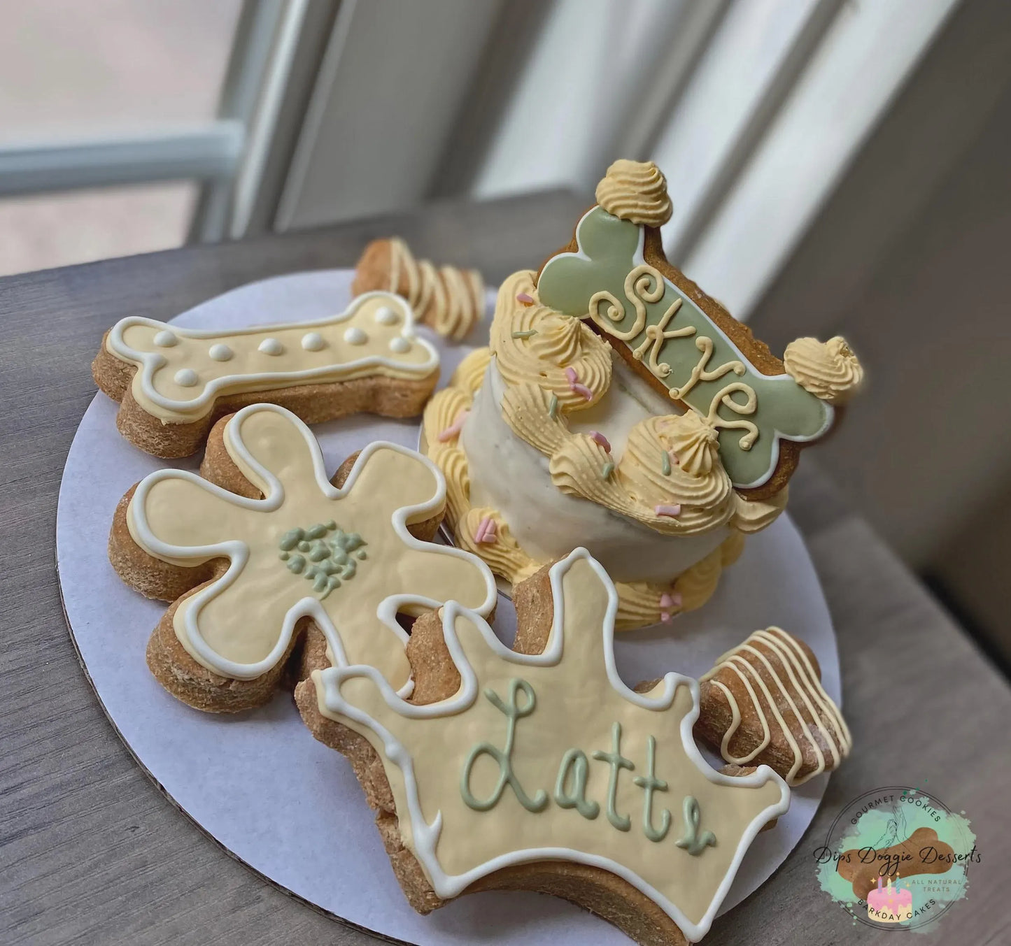 Dog Cake, Barkday cakes, Gotcha cake, dog biscuits, Dog Treats
