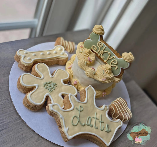 Dog Cake, Barkday cakes, Gotcha cake, dog biscuits, Dog Treats