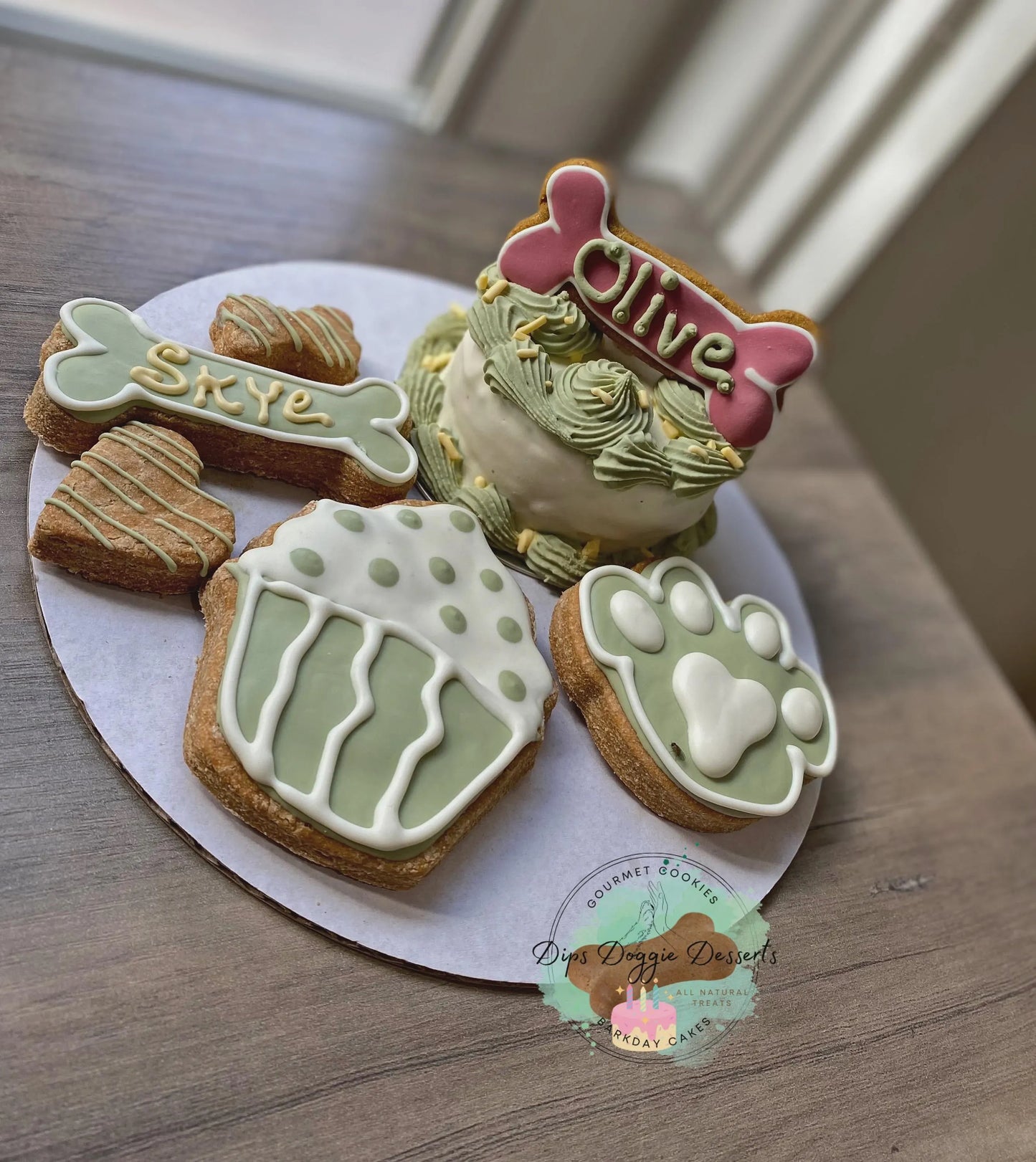 Dog Cake, Barkday cakes, Gotcha cake, dog biscuits, Dog Treats