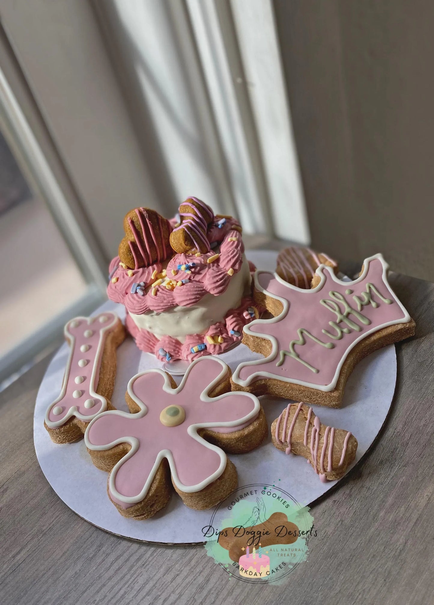 Dog Cake, Barkday cakes, Gotcha cake, dog biscuits, Dog Treats