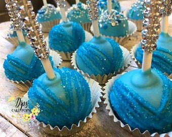 Blue Baby Shower Cake pops